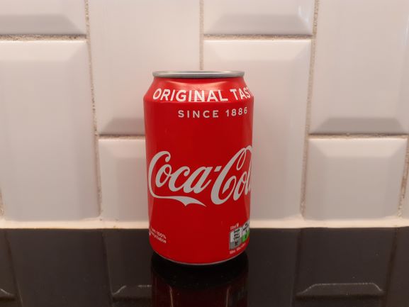 Blikje coca cola